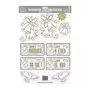 Rubie's 9 Decorations Vitres Mariage Assorties