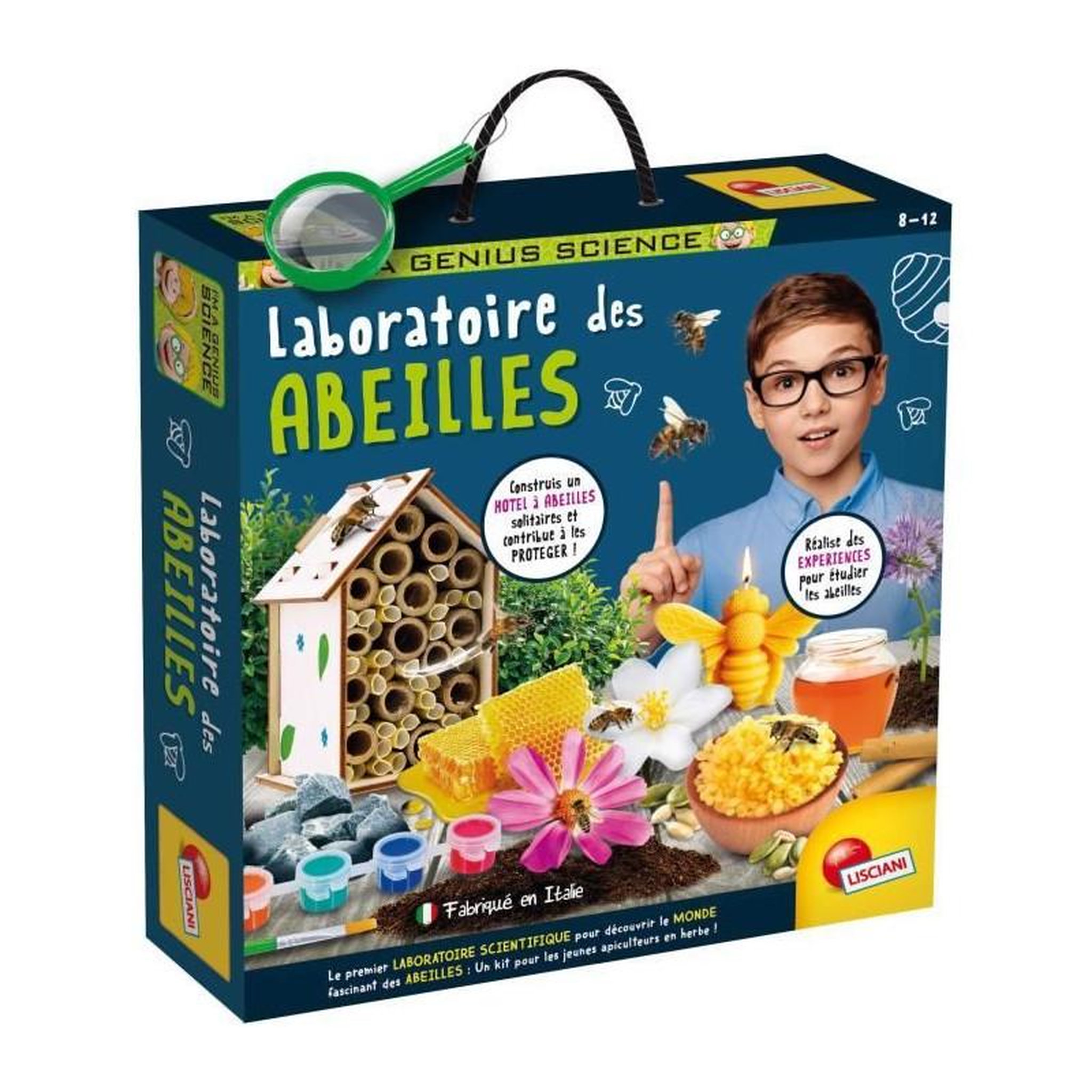 Voir la diapositive 1 : LISCIANI GIOCHI Laboratoire des abeilles - Kit Scientifique - I'M A GENIUS - Expériences variées