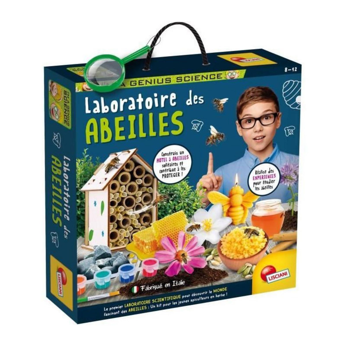 LISCIANI GIOCHI Laboratoire des abeilles - Kit Scientifique - I'M A GENIUS - Expériences variées