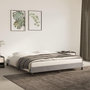 Voir la diapositive 1 : VIDAXL Cadre de lit sans matelas gris clair 180x200 cm velours