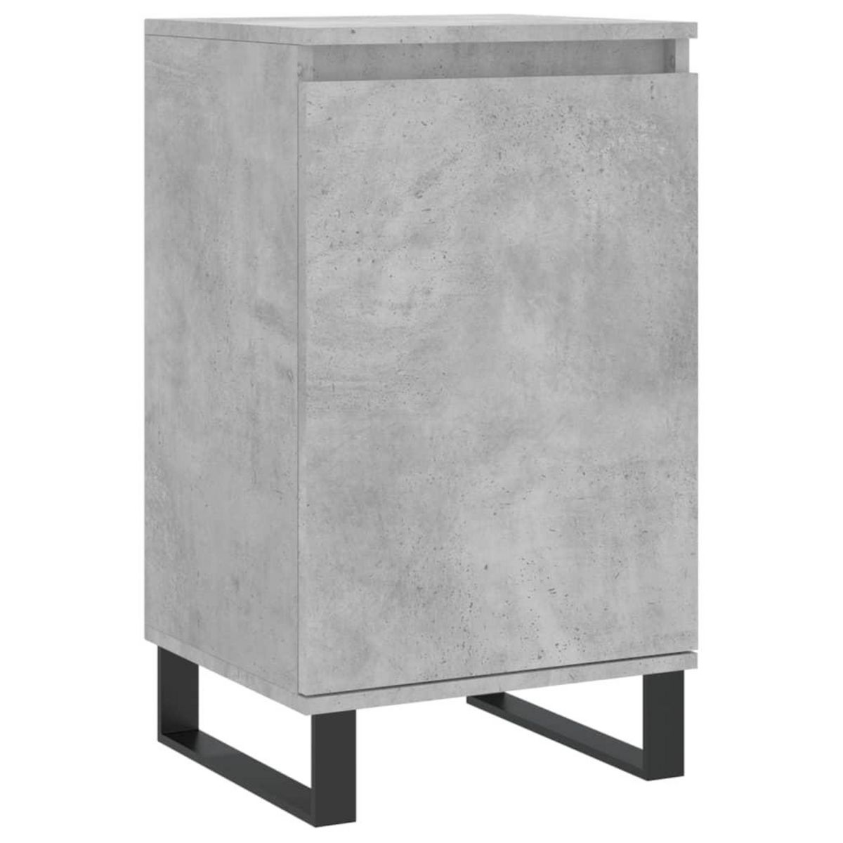 VIDAXL Buffets 2 pcs gris beton 40x35x70 cm bois d'ingenierie