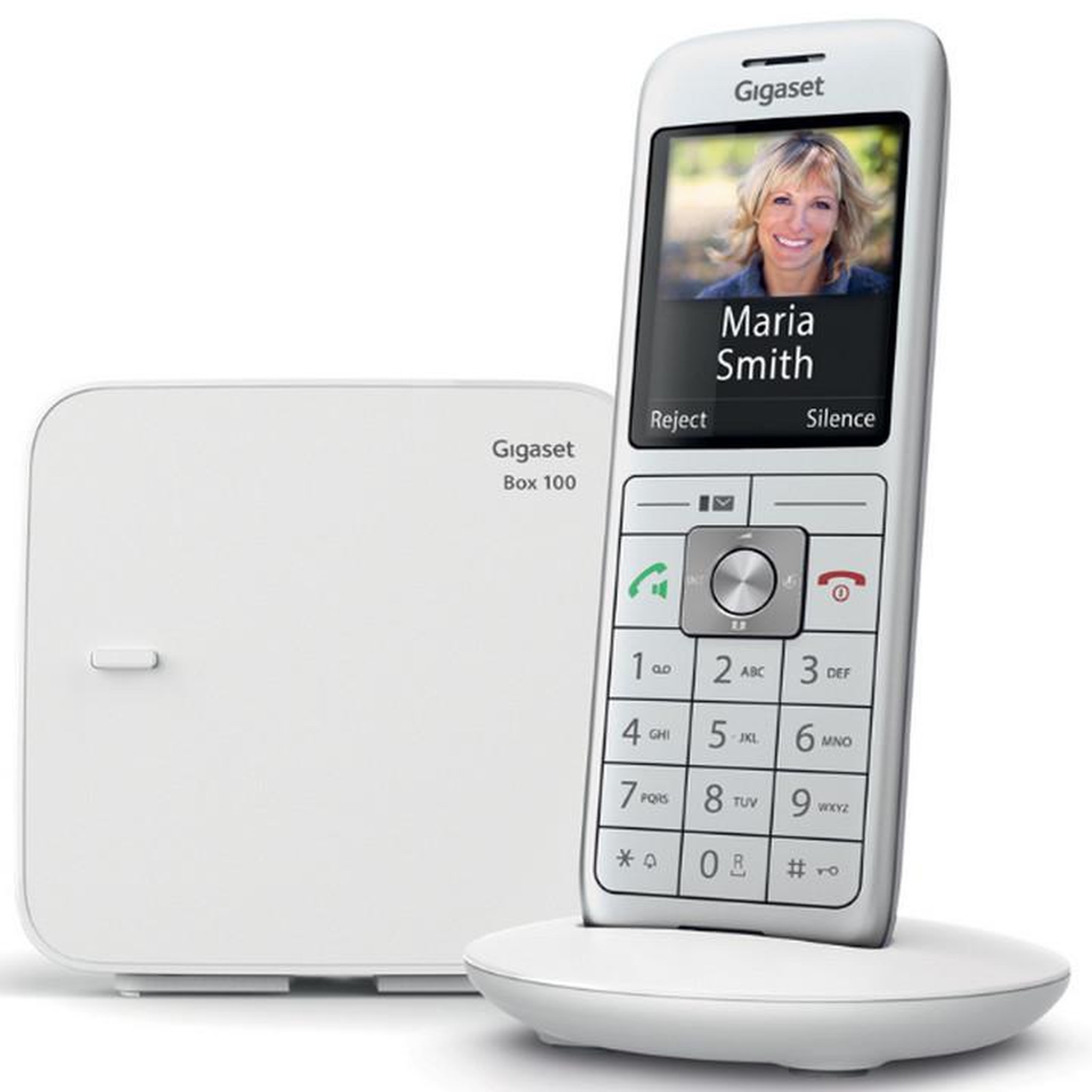 GIGASET Téléphone sans fil dect blanc - gigacl660soloblanc