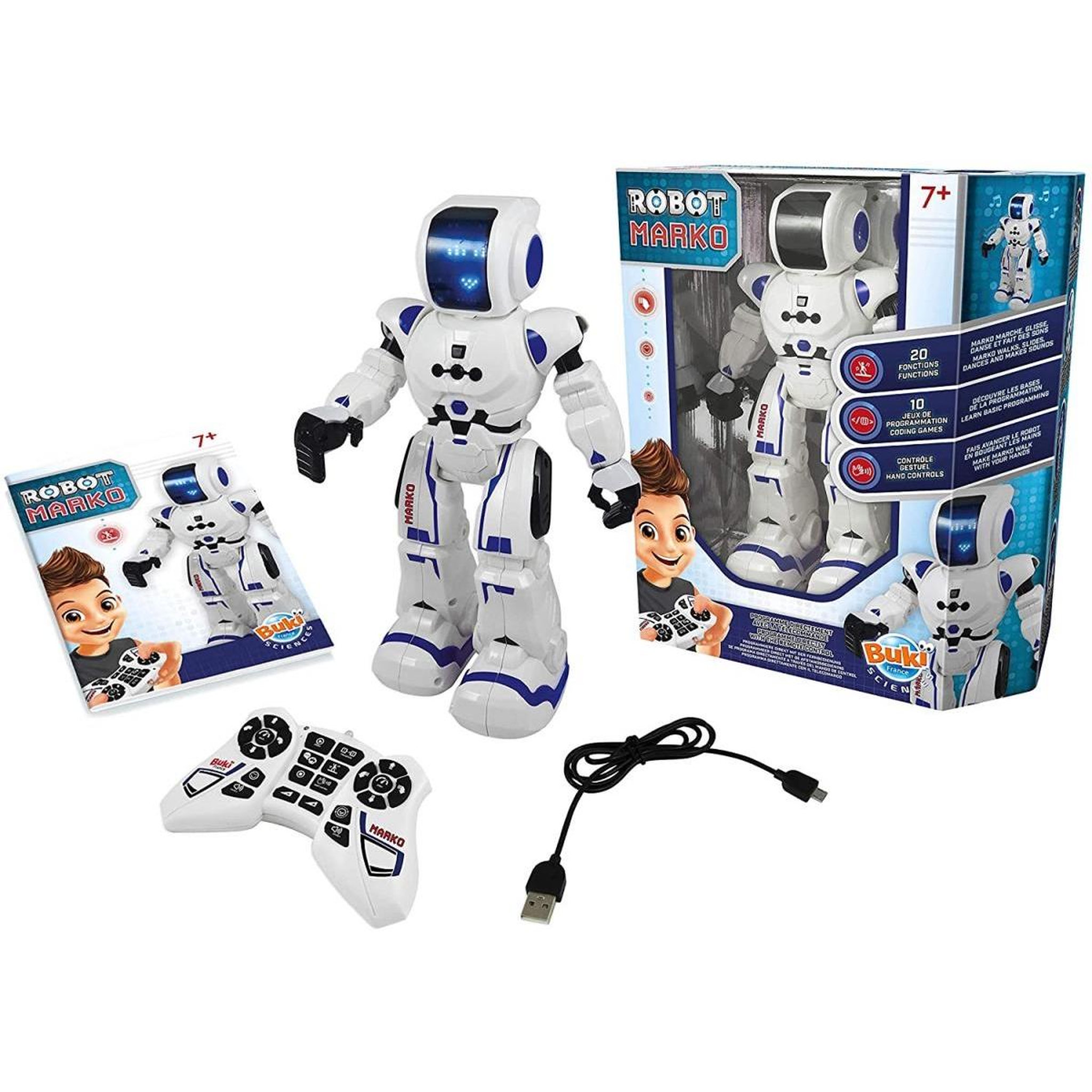 Voir la diapositive 2 : BUKI Robot MARKO et ses 20 fonctions
