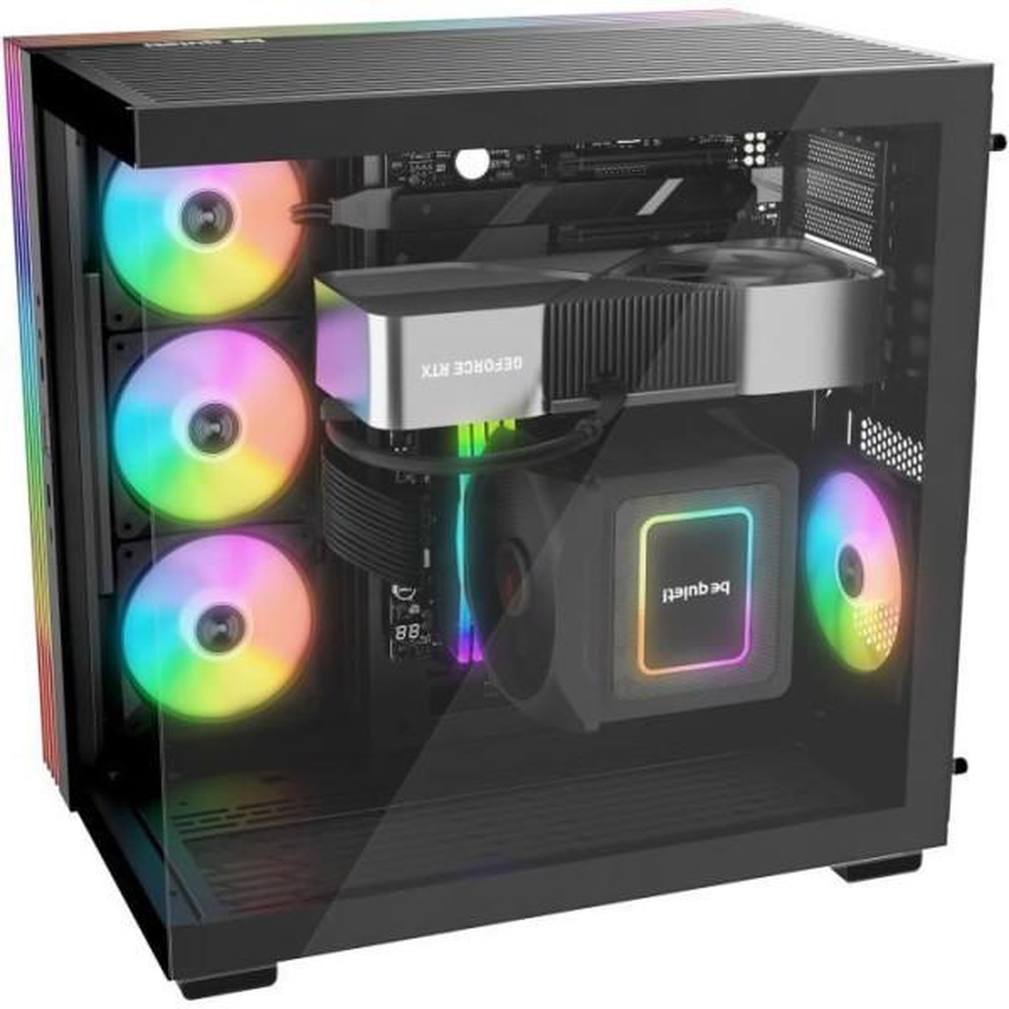 Voir la diapositive 5 : BE QUIET Boîtier pc - be quiet! - light base 600 dx - silencieux - design élégant - atx compatible