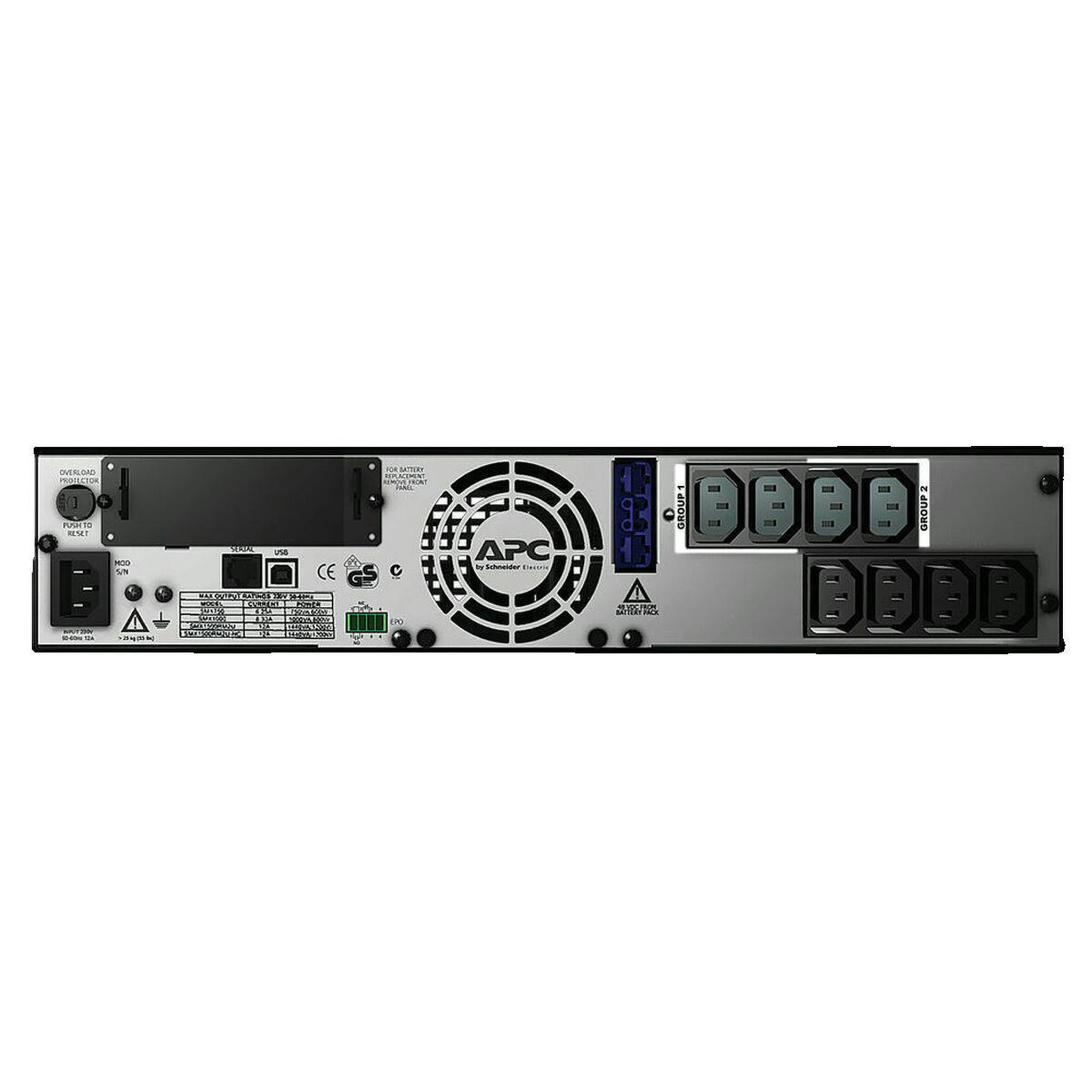 Voir la diapositive 2 : APC Onduleur APC Smart-UPS SMX1000I 1000 VA