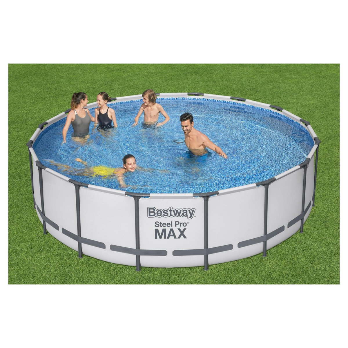 BESTWAY Piscine tubulaire ronde 488x122cm Steel Pro Max&trade;