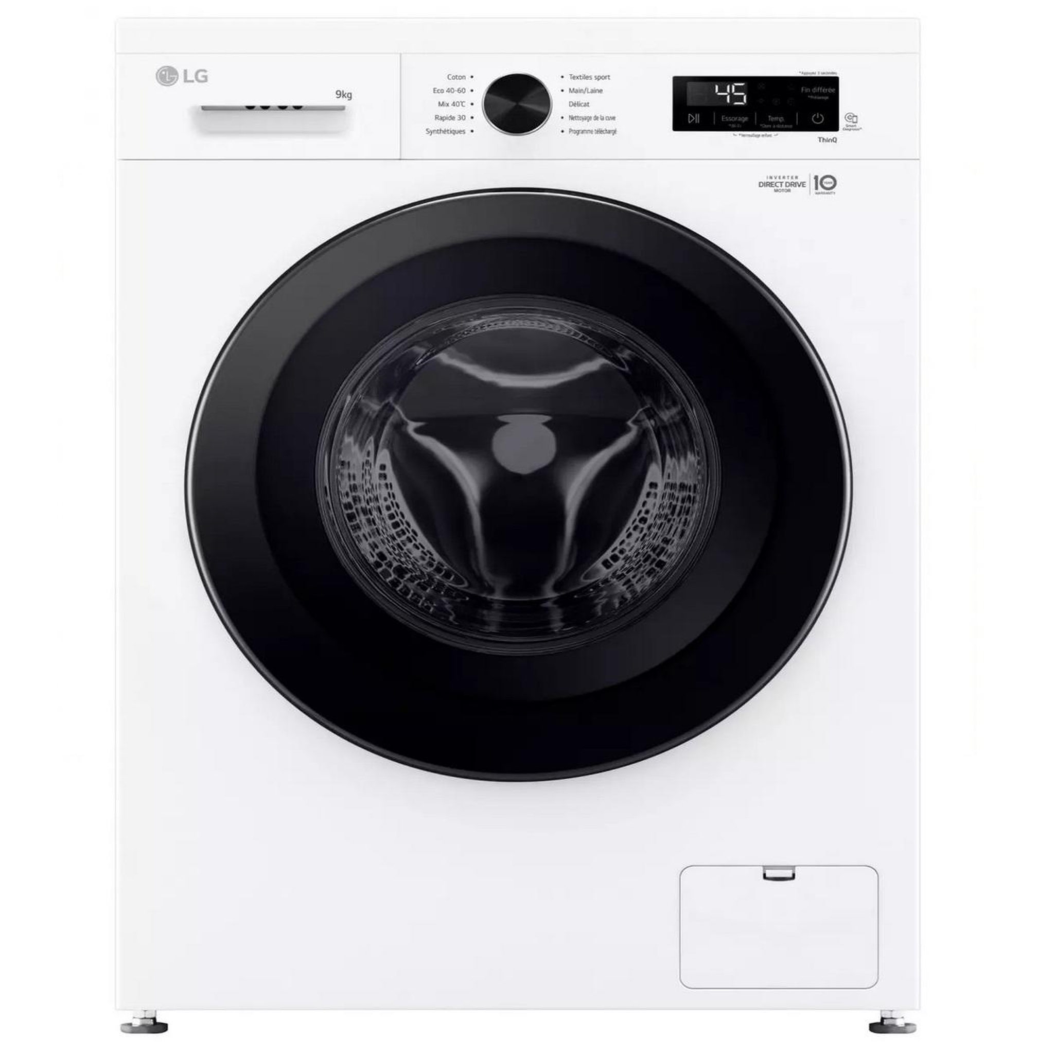 LG Lave-linge frontal 9kg 1400 tours/min - f94b15wh