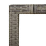 Voir la diapositive 5 : VIDAXL Table de jardin et dessus en bois Gris Resine tressee et acacia