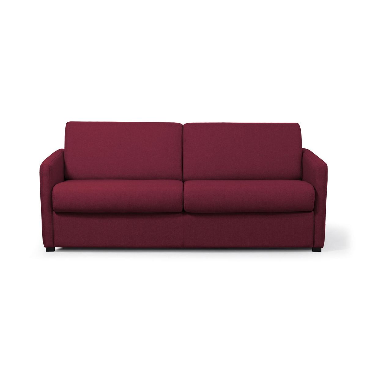 Canapé convertible 140 cm  système couchage express 3 places en tissu Gris clair ALICE 