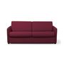 Voir la diapositive 1 : Canapé convertible 140 cm  système couchage express 3 places en tissu Gris clair ALICE 