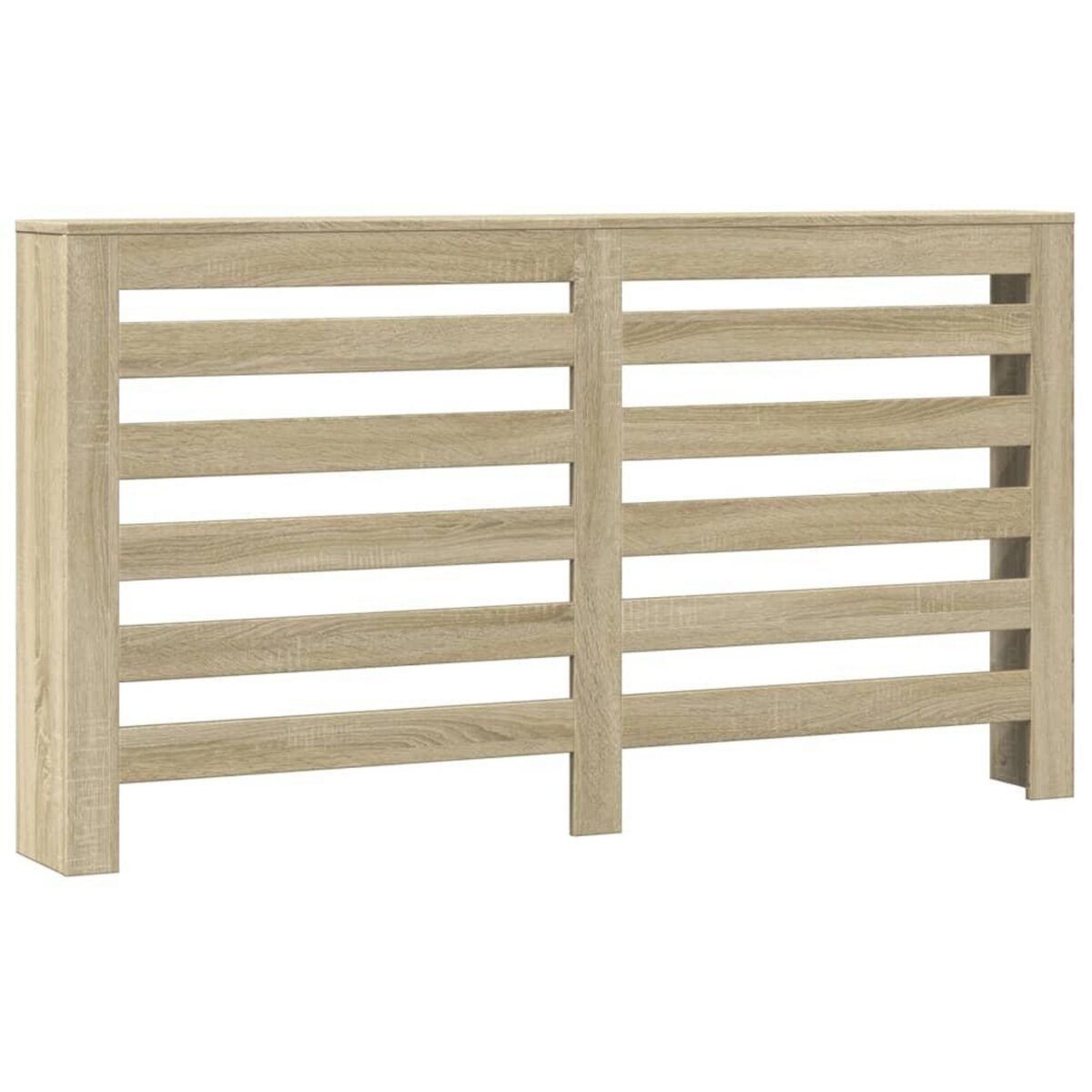 VIDAXL Cache-radiateur chene sonoma 149x20x82 cm bois d'ingenierie