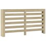 Voir la diapositive 2 : VIDAXL Cache-radiateur chene sonoma 149x20x82 cm bois d'ingenierie
