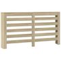 Voir la diapositive 2 : VIDAXL Cache-radiateur chene sonoma 149x20x82 cm bois d'ingenierie