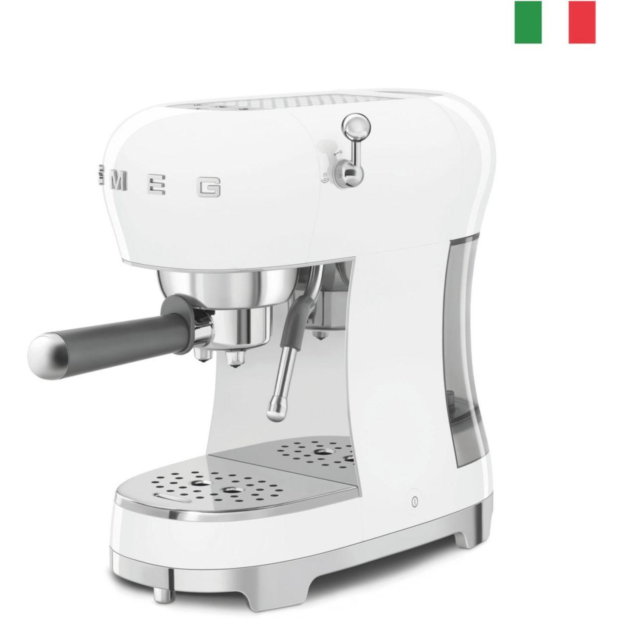 Voir la diapositive 4 : SMEG Machine à expresso ECF02WHEU