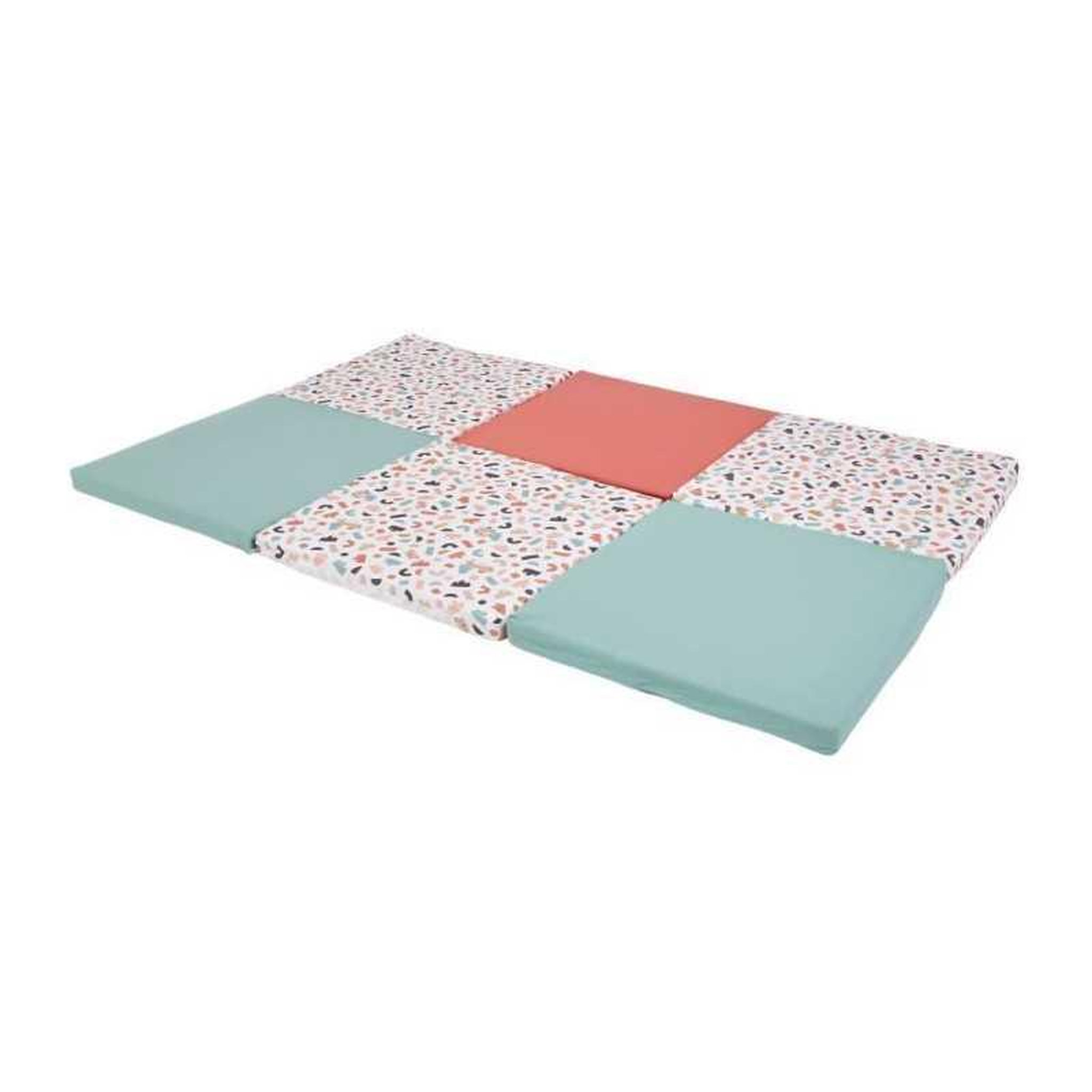 Voir la diapositive 2 : TINEO Maxi tapis d'éveil Malin - TINEO - Tapis évolutif 5-en-1 - 180 x 120 cm - Géométrique / Animaux rigolos