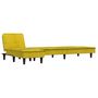 Voir la diapositive 5 : VIDAXL Canape-lit en forme de L jaune 255x140x70 cm velours