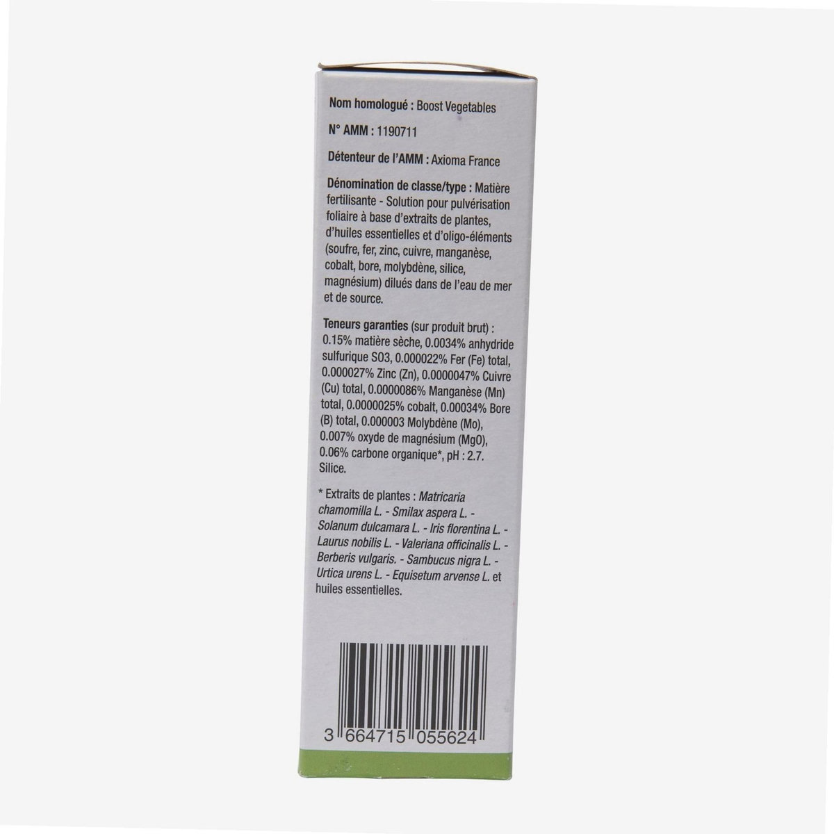 SOLABIOL Biostimulant booster vegetal potager 250ml
