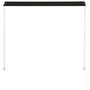 Voir la diapositive 5 : VIDAXL Auvent retractable 150x150 cm Anthracite