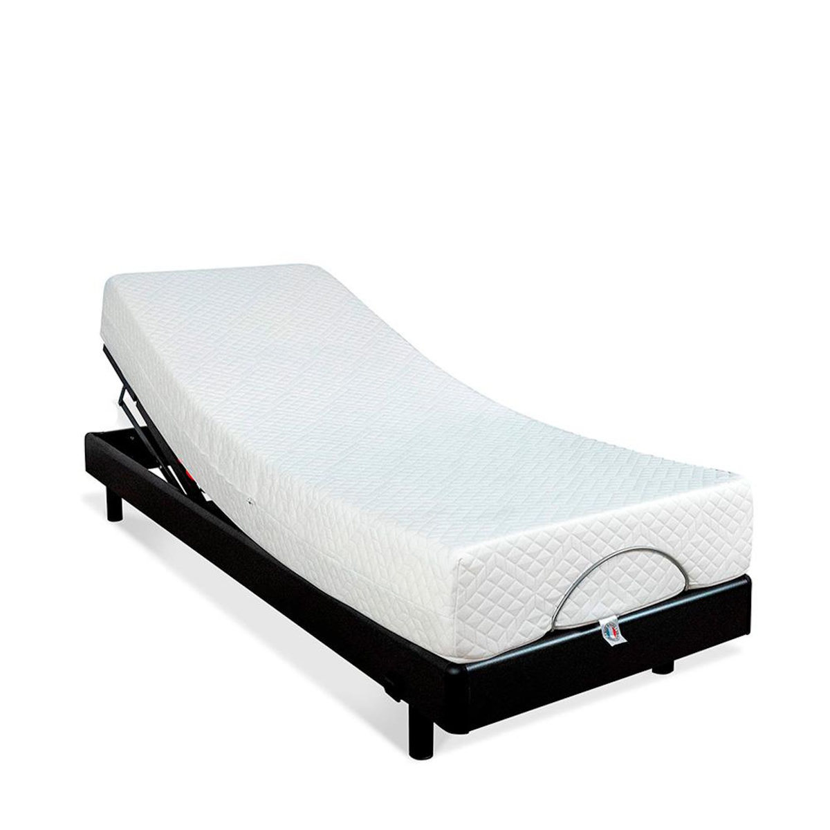 BELLECOUR BELLECOUR LITERIE | Ensemble SUPERFLEX | Sommier électrique + Matelas Mémoire de forme