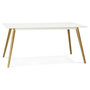 Voir la diapositive 1 : Paris Prix Table de Repas  Hanko  160cm Blanc