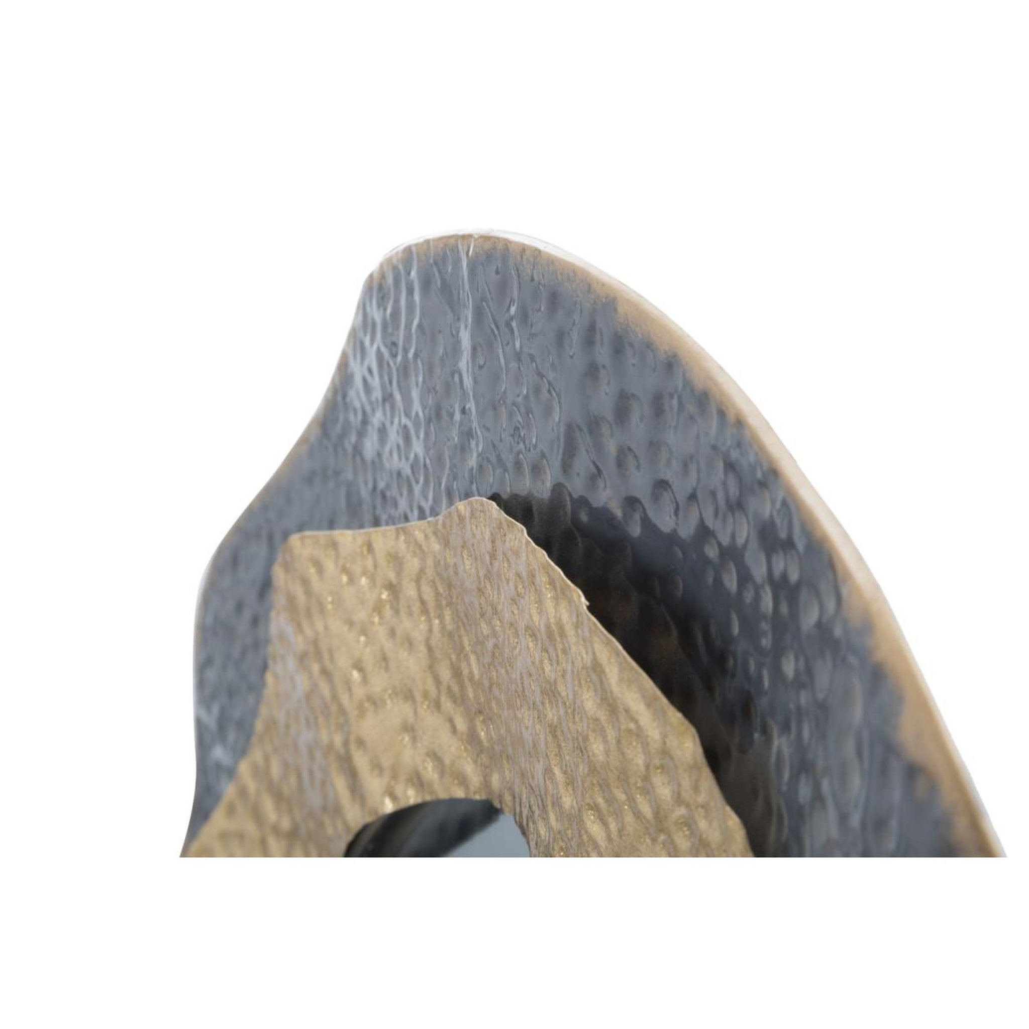 Voir la diapositive 4 : Paris Prix Miroir mural design  shai  65cm gris & or