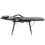 Voir la diapositive 2 : VIDAXL Fauteuil de massage pour traitement facial Simili-cuir Noir