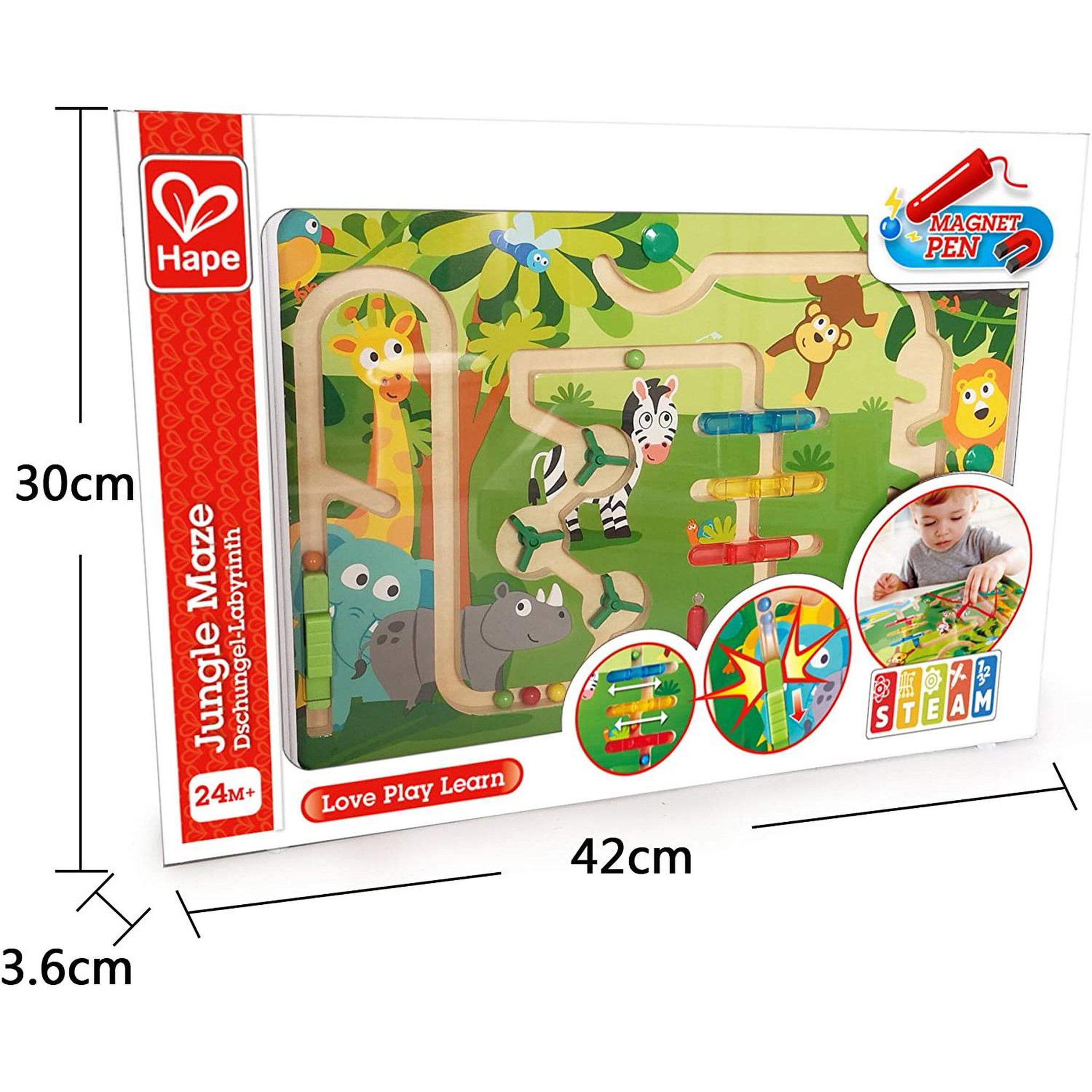 Voir la diapositive 5 : Hape Labyrinthe jungle junior