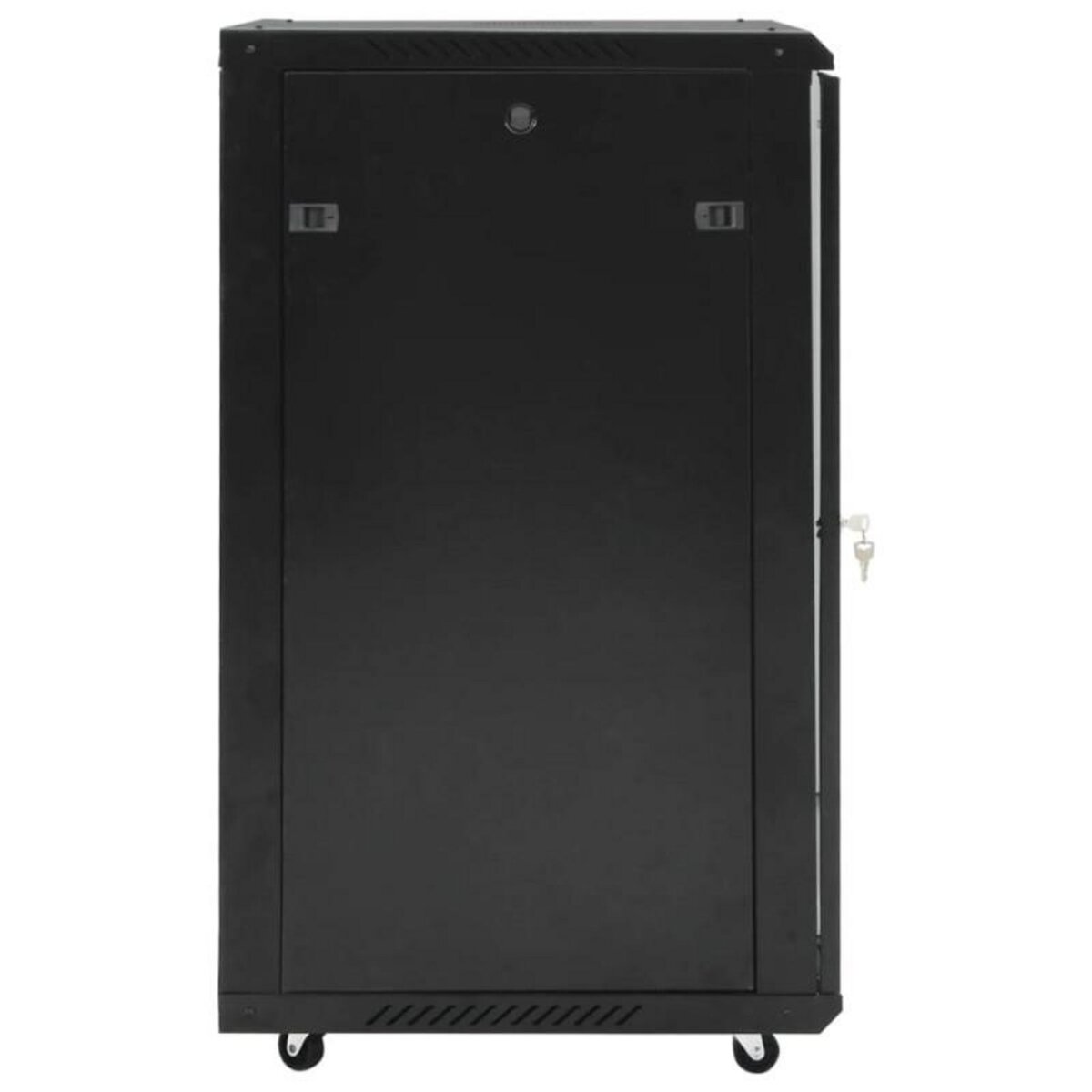 VIDAXL Coffret de réseau 18U 19 IP20 noir 60x60x100 cm