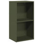 Voir la diapositive 2 : VIDAXL Portant de bois chauffage vert olive 40x30x75 cm