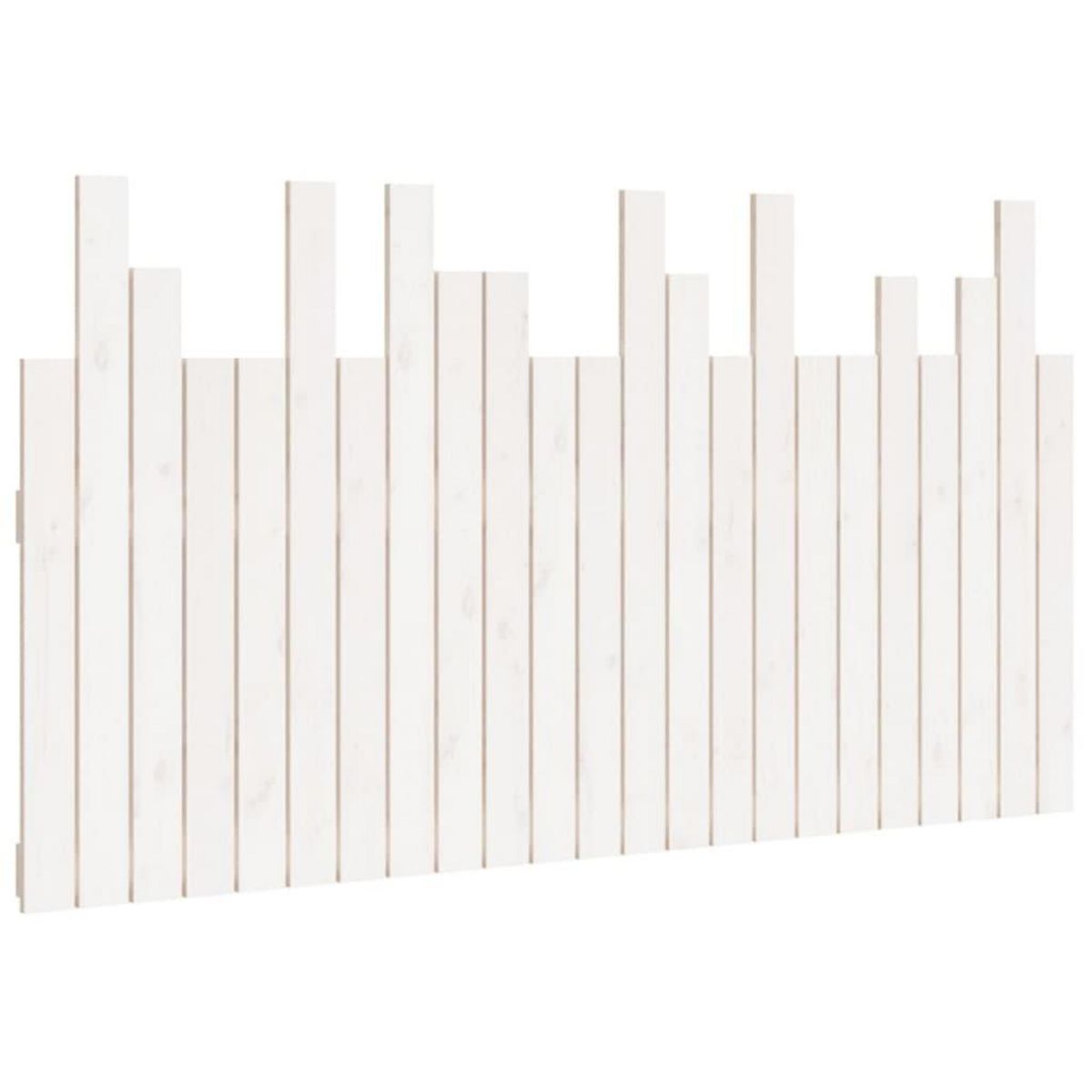 VIDAXL Tete de lit murale Blanc 146,5x3x80 cm Bois massif de pin