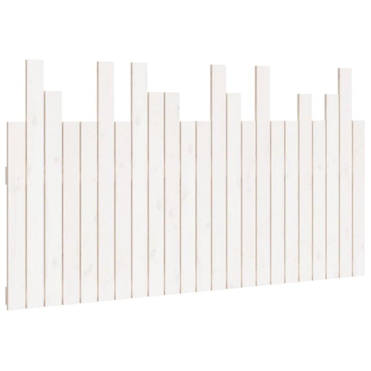VIDAXL Tete de lit murale Blanc 146,5x3x80 cm Bois massif de pin