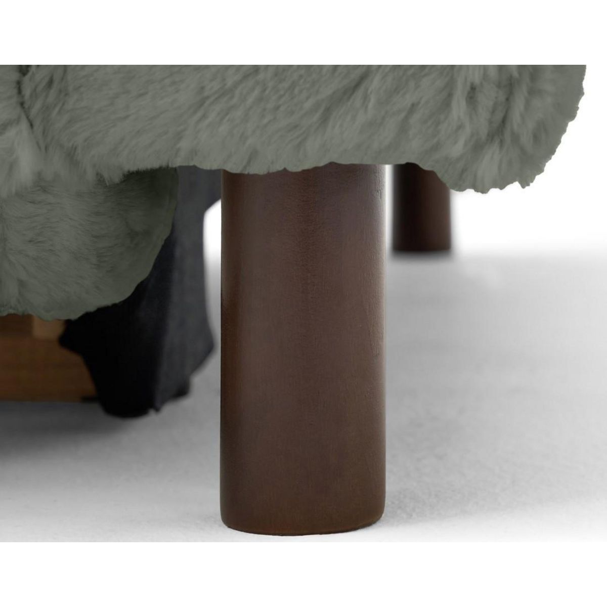 LISA DESIGN Jake - canapé panoramique d'angle gauche 7 places convertible avec coffre en fausse fourrure