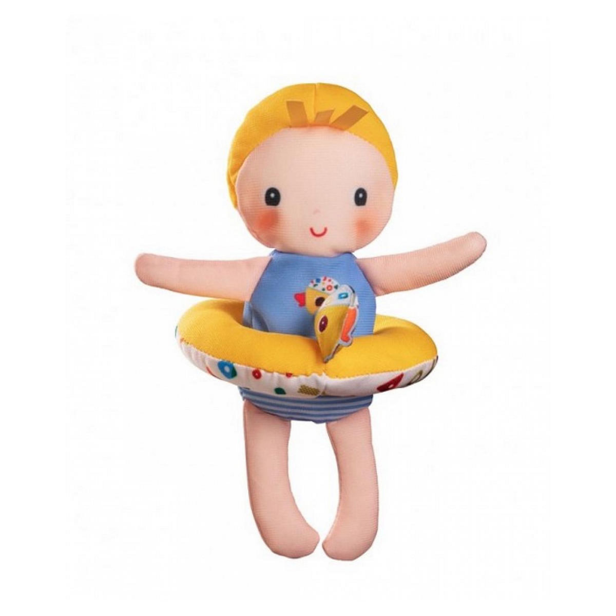 LILLIPUTIENS poupee de bain Gaspard et sa boue canard