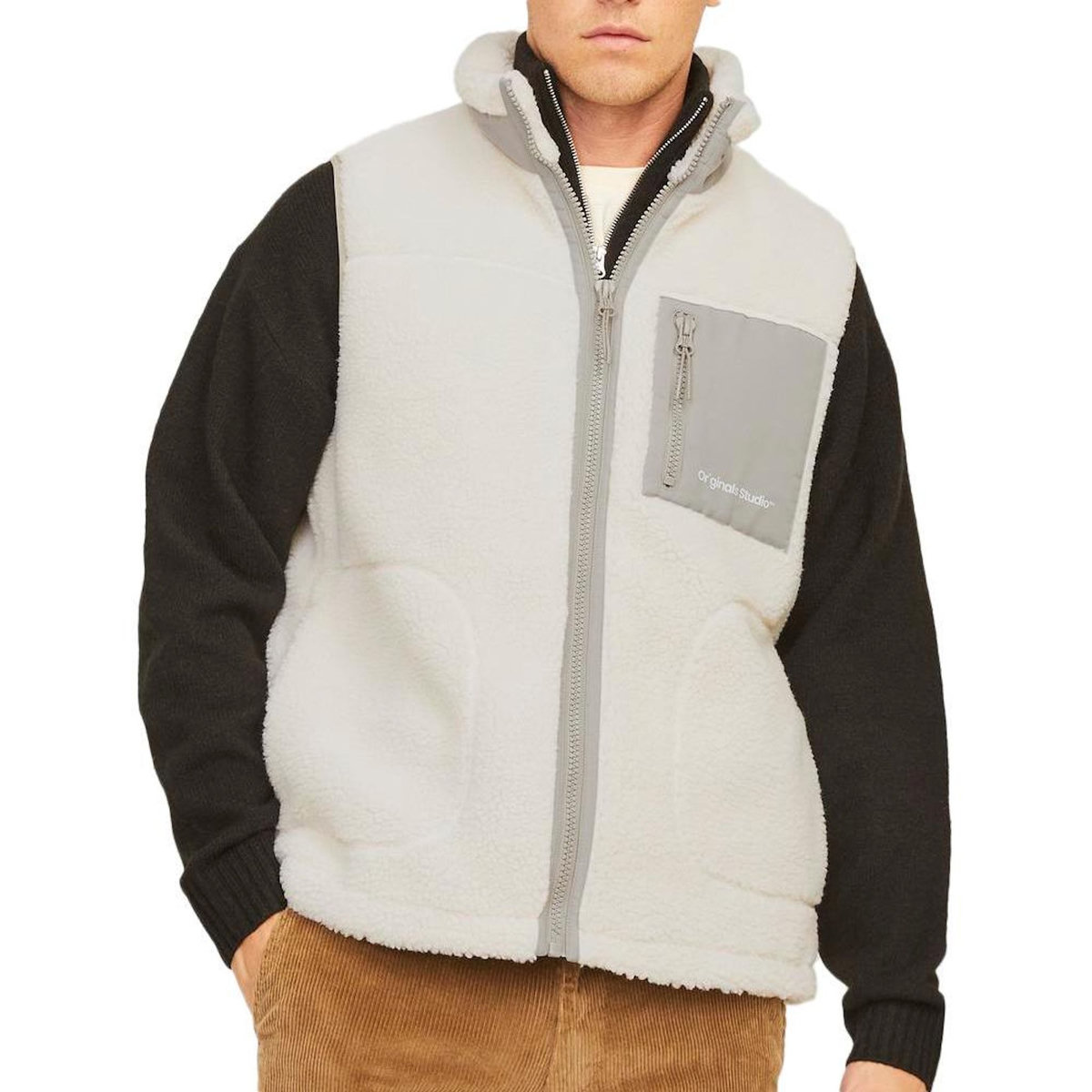 Jack & Jones Veste sans Manches Beige Homme Jack & Jones Orvesterbro