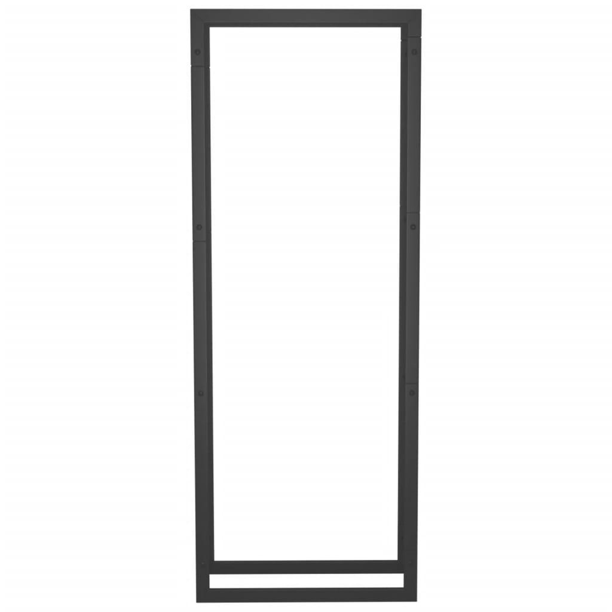 Voir la diapositive 3 : VIDAXL Portant de bois de chauffage Noir mat 50x28x132 cm Acier