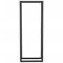 Voir la diapositive 3 : VIDAXL Portant de bois de chauffage Noir mat 50x28x132 cm Acier