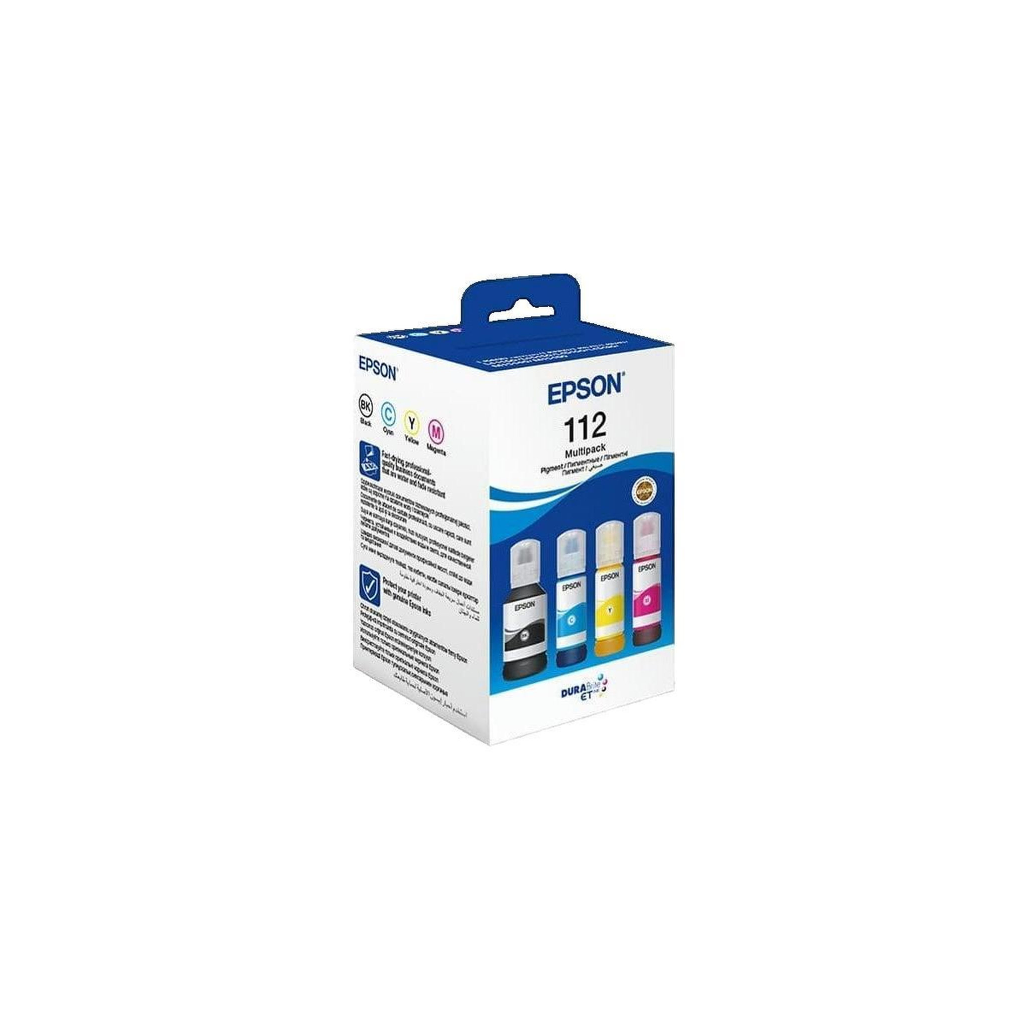 Voir la diapositive 2 : Epson Cartouches d'encre Epson 112 Multipack noir, jaune, cyan et magenta