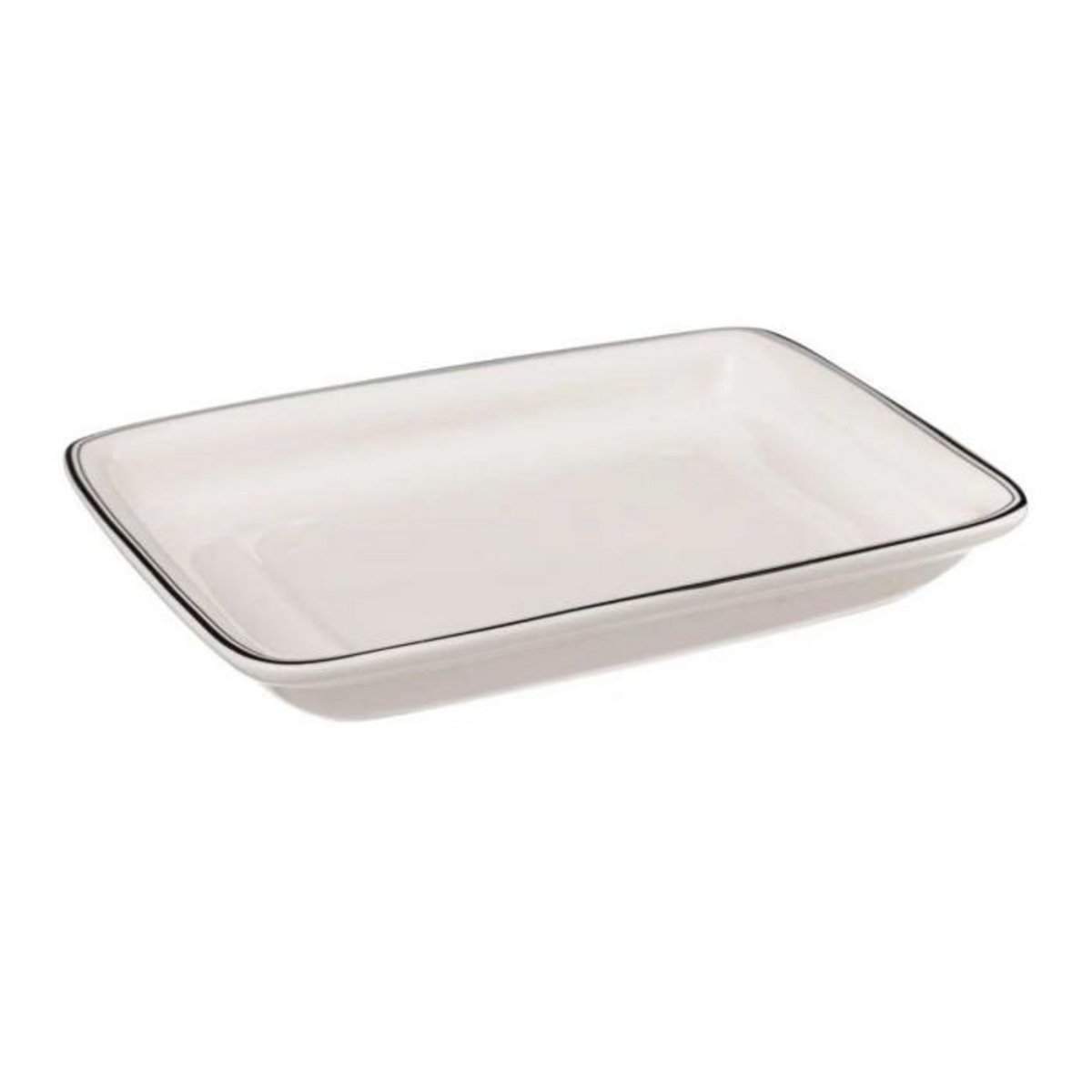 SECRET DE GOURMET Beurrier en Porcelaine  Bistrot  19cm Blanc