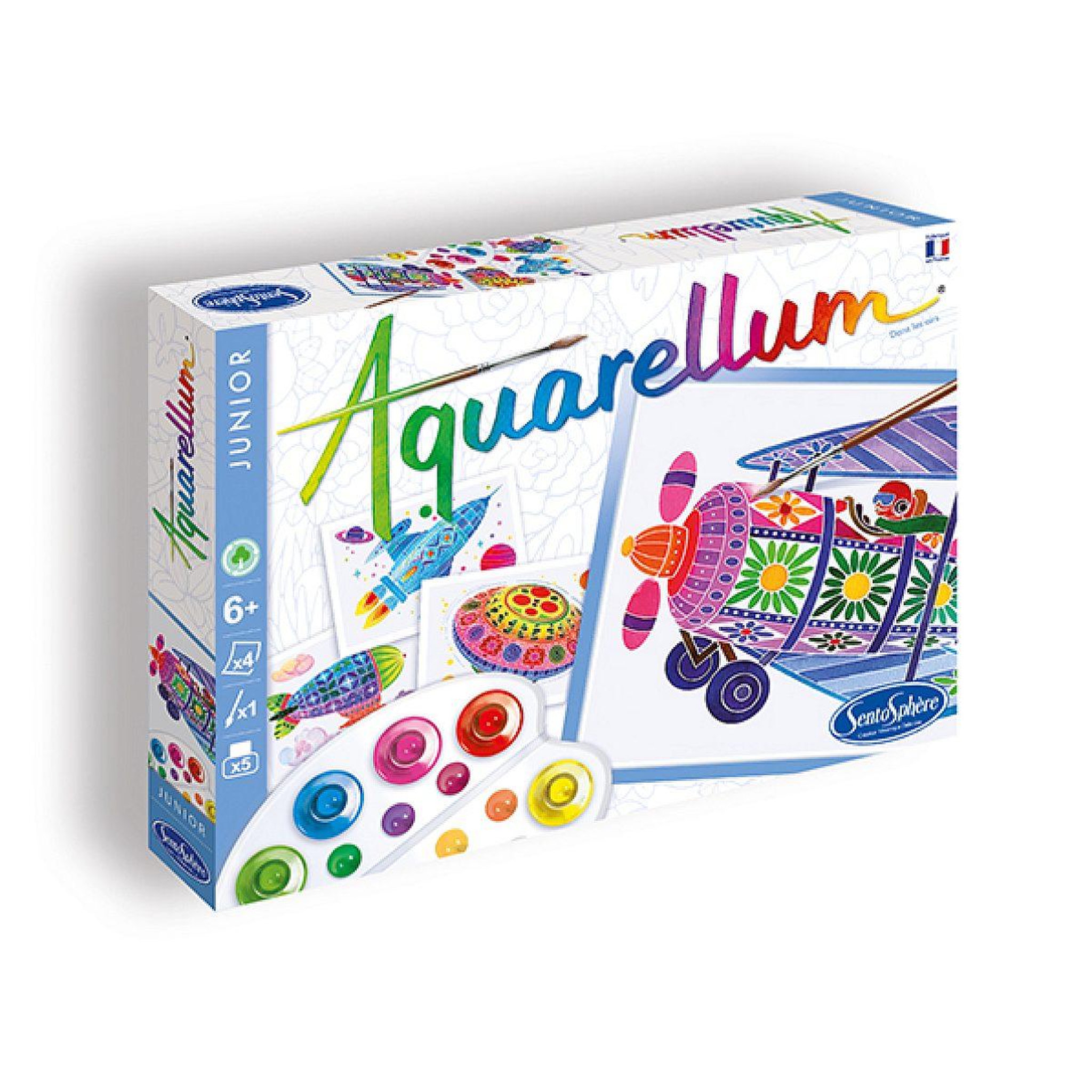 Sentosphere Aquarellum junior dans les airs