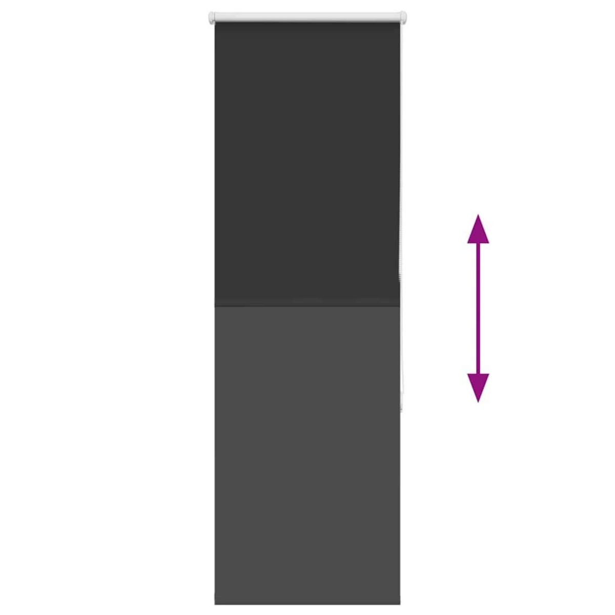 VIDAXL Store enrouleur occultant largeur du tissu 40,7 cm polyester