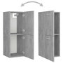 Voir la diapositive 5 : VIDAXL Armoire de salle de bain Gris beton 30x30x80 cm Bois ingenierie