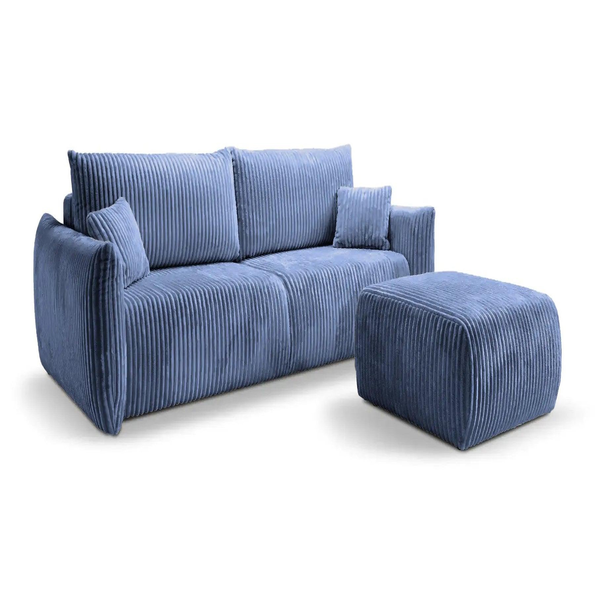 Voir la diapositive 6 : CASANOVA PARIS Elio - pouf velours côtelé