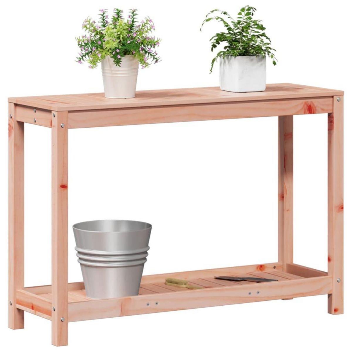 VIDAXL Table de rempotage et etagere 108x35x75 cm bois massif douglas