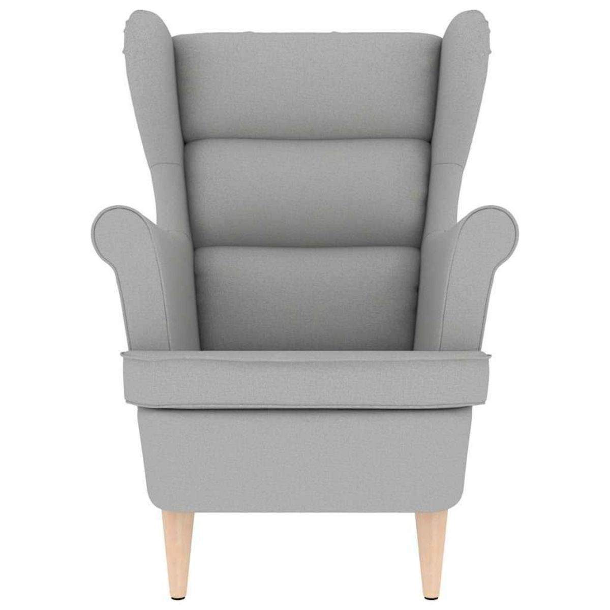 VIDAXL Fauteuil gris nuage 74x84x100 cm tissu