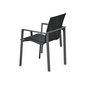 Voir la diapositive 4 : DCB GARDEN Fauteuil de jardin empilable en aluminium MIAMI - Gris anthracite