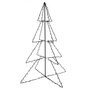 VIDAXL Arbre de Noël cone 240 LED d'interieur/d'exterieur 115x150 cm