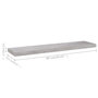 Voir la diapositive 6 : VIDAXL Etagere murale flottante Gris beton 90x23,5x3,8 cm MDF