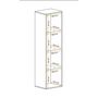 Voir la diapositive 4 : Paris Prix Vitrine LED Murale Design  Fly III  170cm Noir & Blanc