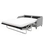 Voir la diapositive 3 : BEST MOBILIER Cosmos - canapé 3 places convertible express couchage quotidien 140 cm matelas 11 cm en tissu