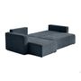 Voir la diapositive 3 : BEST MOBILIER Topaze - canapé d'angle réversible - 4 places - convertible avec coffre - en velours côtelé plat